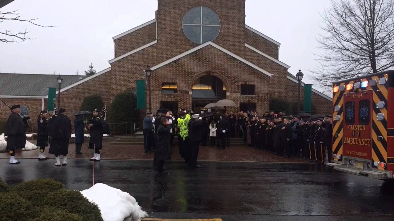 Funeral For Hunterdon County Detective Matthew McGinley YouTube