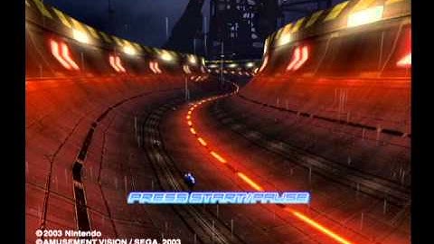 F-Zero GX (Gamecube, 2003) Title Screen, Lightning