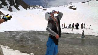 More Pond Skimming & Eating Sh!t.  (A-Basin Skiing & Snowboarding)