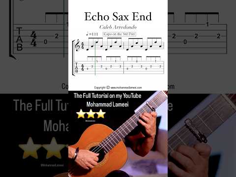 Echo Sax End Guitar Tutorial Guitar Saxophone