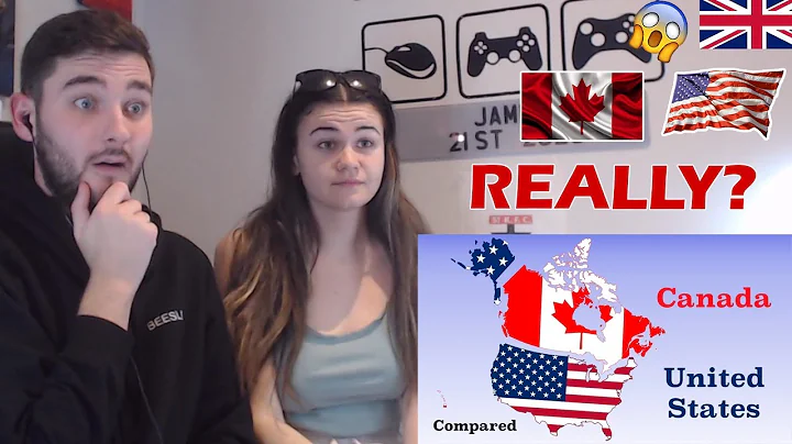 British Couple Reacts to Canada and The United Sta...