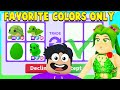 I Traded RANDOM Players Pets In Their FAVORITE COLOR In Adopt Me! (PART 2)