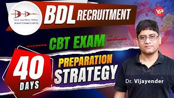 40 Days preparation strategy for BDL MT CBT written exam | Exam date 11th Jan 2026
