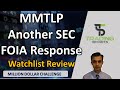 MMTLP Another SEC FOIA response within 4 days. NBH another well update plus weekly watchlist review