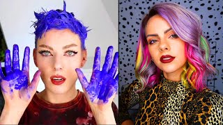 Easy Hair Color Transformations Tutorial Compilations! Dying your hair at home