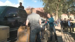 Brothers celebrate birthday by giving gifts to homeless