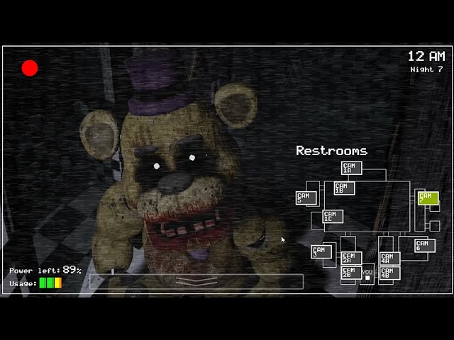 New Golden Freddy! Killer Golden Freddy in FNaF 1 (Mod) 