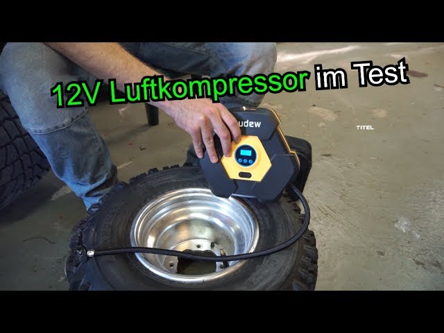 AstroAI Luftkompressor Kompressor Tragbare Luftpumpe für Auto, 12V