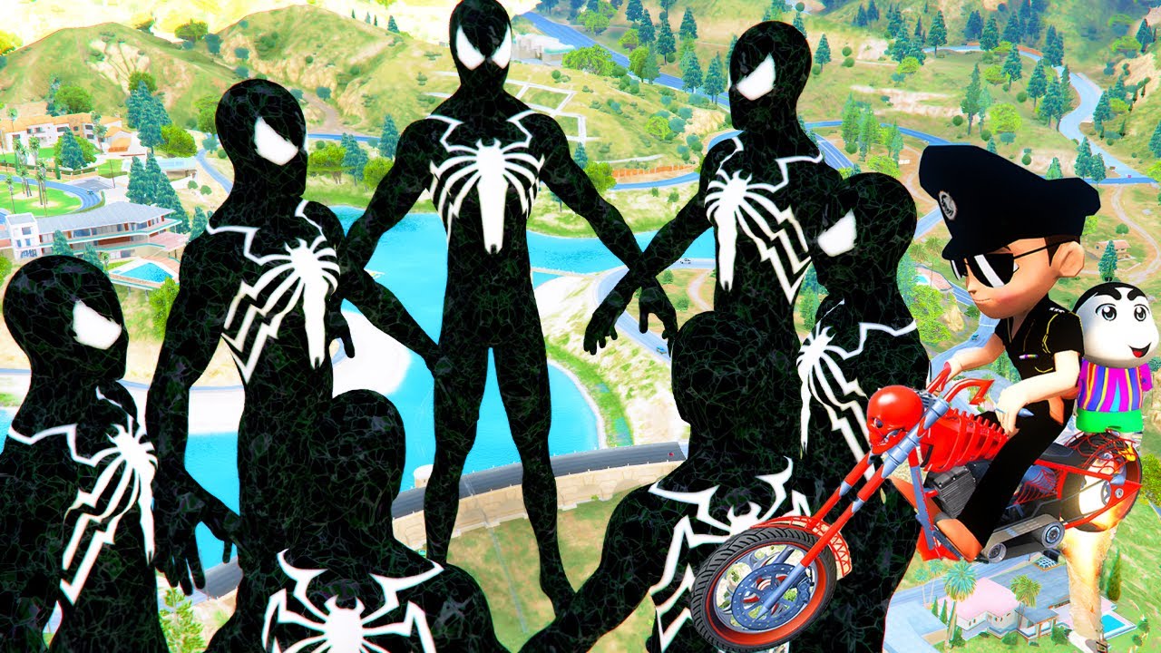 🤣LITTLE SINGHAM FOUND MULTIPLE LITTLE SINGHAM ATTACKING SHINCHAN IN GTA 5 Ep 4 #4