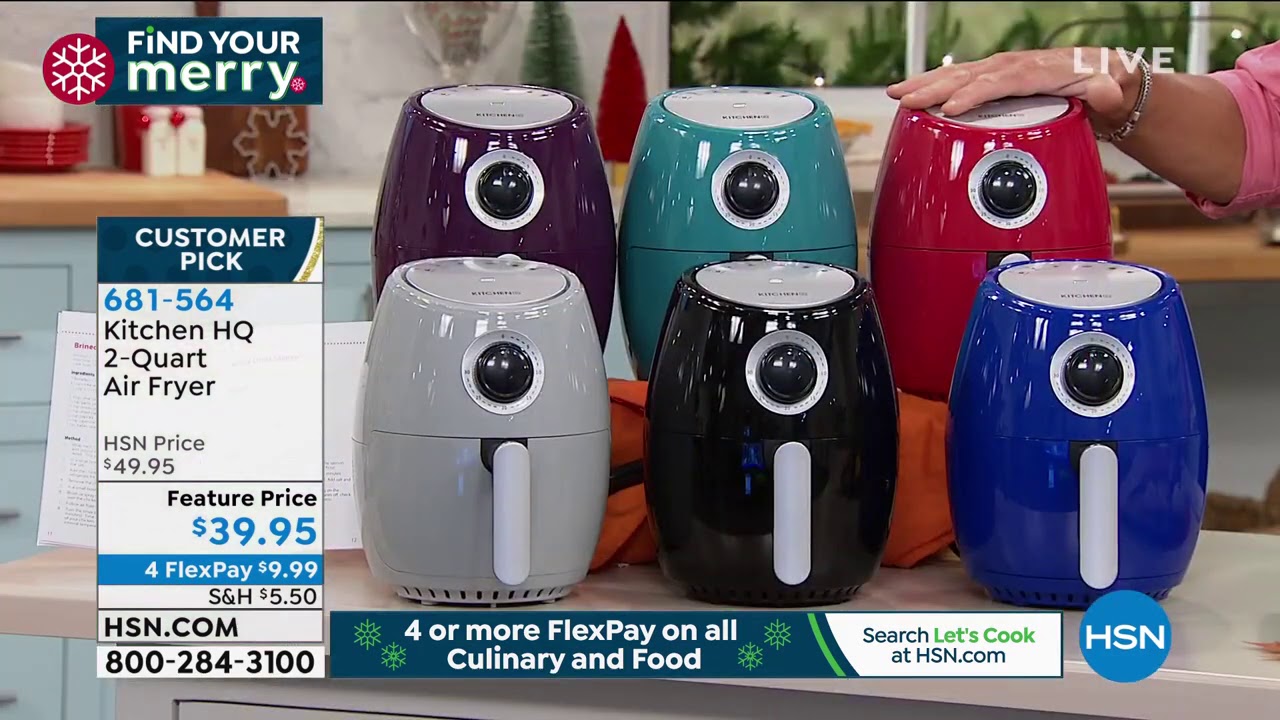 Kitchen HQ 2Quart Air Fryer - YouTube