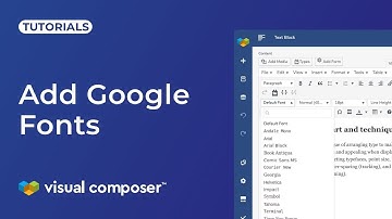 How to Add Google Fonts to a Page With Visual Composer