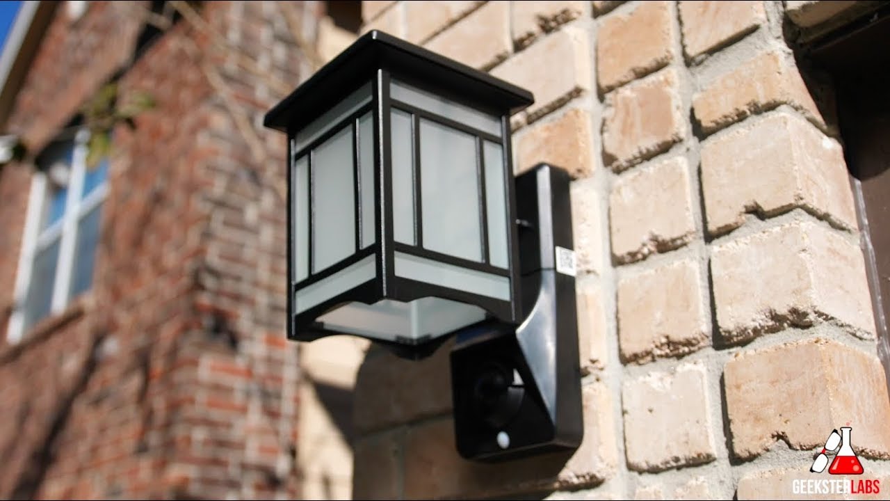 homscam security camera lantern