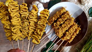 AYAM GORENG BACEM INDONESIA DAN IKAN KEMBUNG GORENG METODE MARINASI DESAKU. 