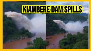 Kiambere Dam spills after filling to the brim