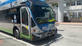 Miami Dade Transit: 2015 NABI 60-BRT Hybrid #15523 On Route 120 Beach MAX @ Omni Bus Terminal