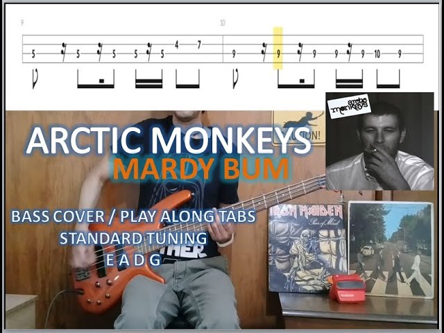 Arctic Monkeys - Mardy Bum (Bass Cover / Play Along Tabs)