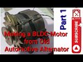 How to Convert a Car Alternator to work like a BLDC Motor for ebike (Part 1) || #EVBasics