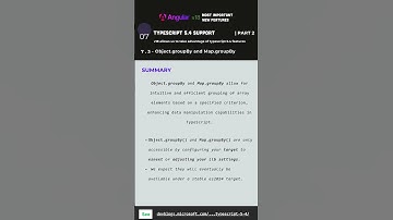 Angular 18 New feature: TypeScript 5.4 Support