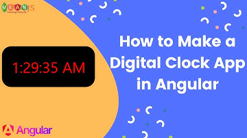 🎯 How to Make a Digital Clock App in Angular | Step-by-Step Tutorial ⏰