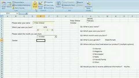 activeX with Excel 2007
