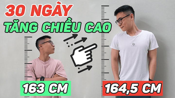 Những bài tập giúp phát triển chiều cao