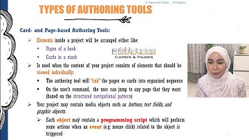 (CSC253) MULTIMEDIA: INTRODUCTION TO AUTHORING TOOLS