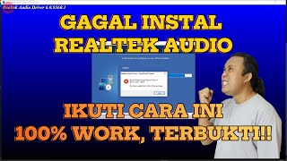 Tutorial Cara Instal Realtek HD Audio Driver - Error Code 001 - Windows 10 Asrock