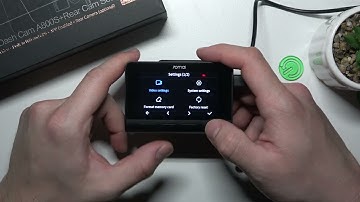 70mai DashCam A800S   enable disable parking surveillance