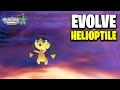How To Completely Evolve Helioptile In Pokemon Z-A
