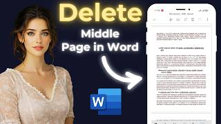 How To Delete A Page In Middle Of Word Phone