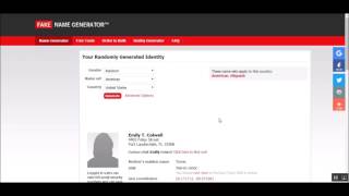 How To Make A Fake/Private Identity With Online Identity Generator