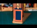 Making a leather luggage tag, which can be used as a card holder as well.