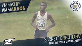 I Am A Zip, I Am Akron - Men's Cross Country - Garrett Crichlow