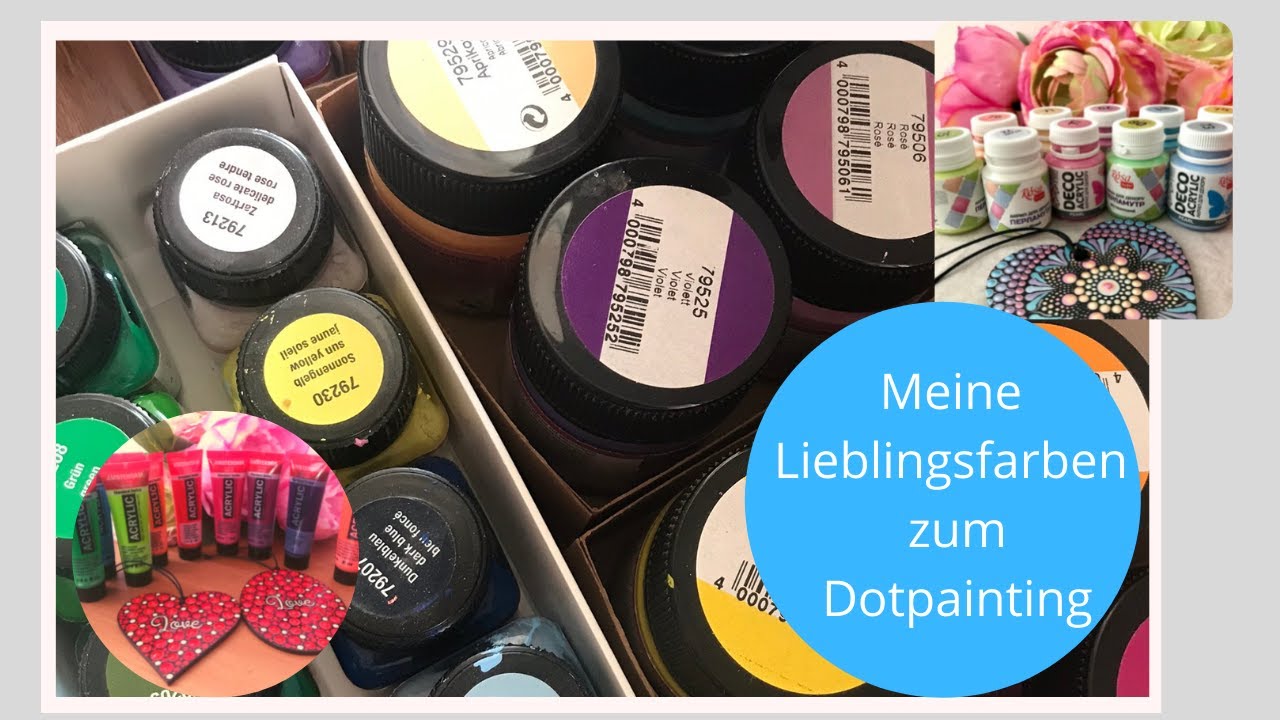 Meine LIEBLINGSFARBEN fürs Mandala-Dotpainting