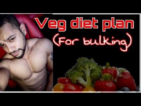 Vegetarian bodybuilding diet plan | Full day of eating to gain muscles