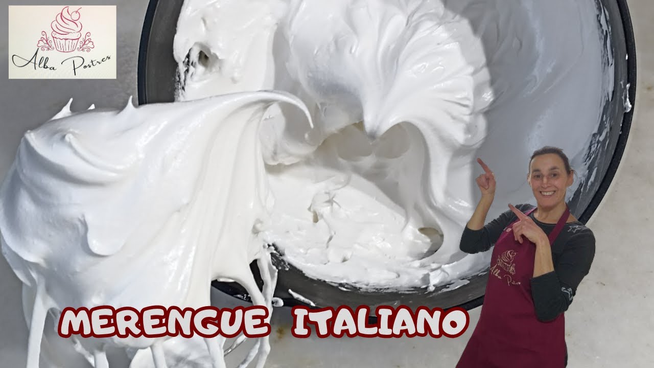 como hacer MERENGUE ITALIANO, sin termómetro, rico y fácil. PASO A PASO