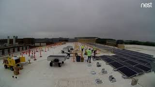 Madison College Solar PV Installation Time Lapse 061218