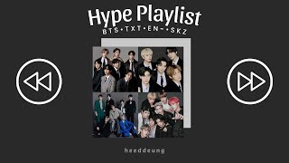 b t s • t x t • e n h y p e n • s t r a y k i d s ~ hype playlist