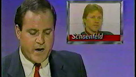 Jim Schoenfeld (New Jersey Devils) vs Don Koharski (Referee) (5-6-1988) "Go Have Another Donut!"
