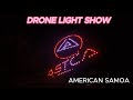 Drone light show in american samoa