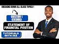 PRINCIPLES OF ACCOUNTING - Statement of Financial Position)
