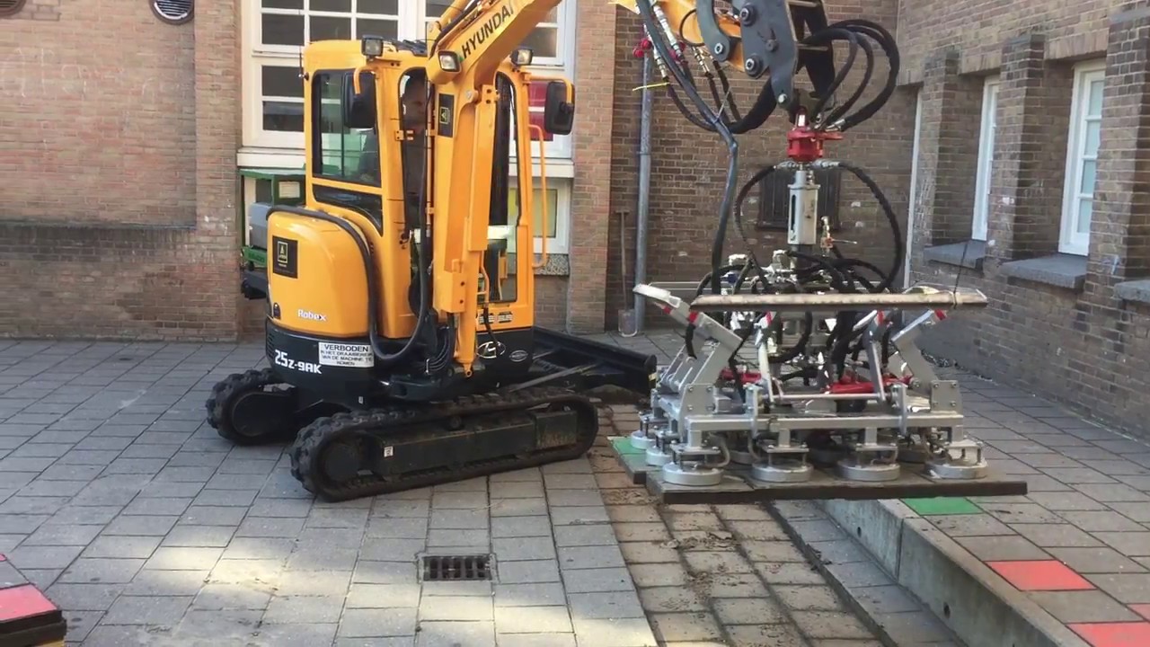 Tegels rooien met Nimatech tegelaanzuigframe