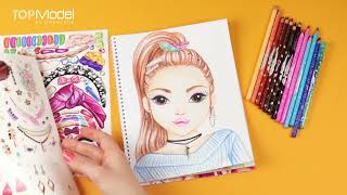 Topmodel Make-Up Malbuch Trend-Look Spring 2023