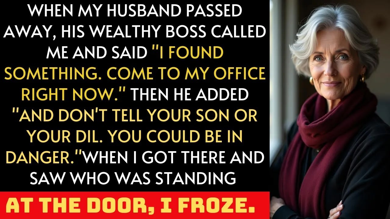 On the day of my husband’s funeral, his boss called me： ＂You need to see this!＂