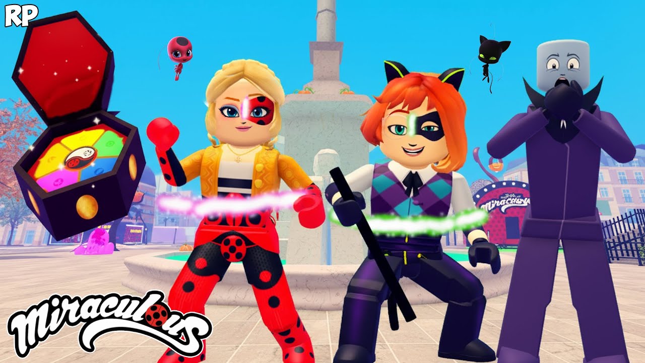 CHLOE AND SABRINA BECAME MIRACULOUS HEROES NO MIRACULOUS RP - MIRACULOUS ROBLOX!