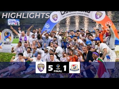 العين بطل آسيا فوزا تاريخيا على يوكوهاما إف مارينوس 5 1 في نهائي دوري أبطال آسيا 2024