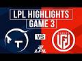 TT vs LGD Highlights Game 3 | LPL 2026 Split 2 | ThunderTalk Gaming vs LGD Gaming