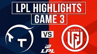 TT vs LGD Highlights Game 3 | LPL 2026 Split 2 | ThunderTalk Gaming vs LGD Gaming