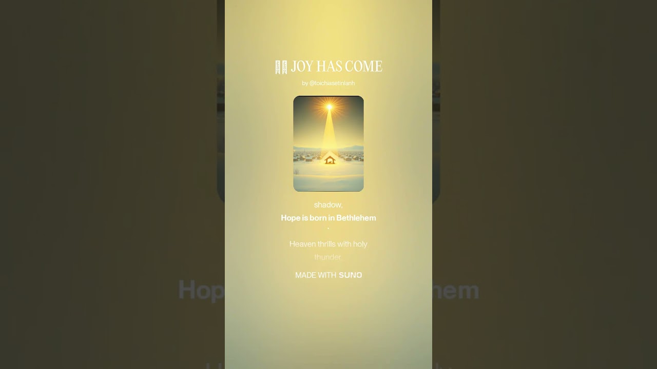 🇺🇸 JOY HAS COME, Worship Song, Hym, Markpi Studio, Christian Music