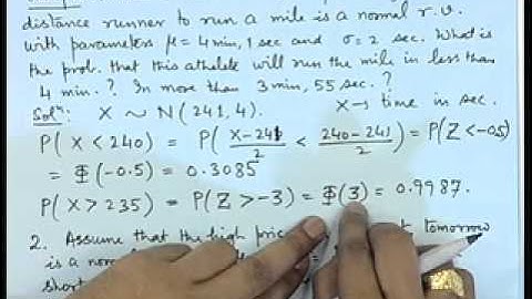 Mod-01 Lec-15 Special Distributions - VI